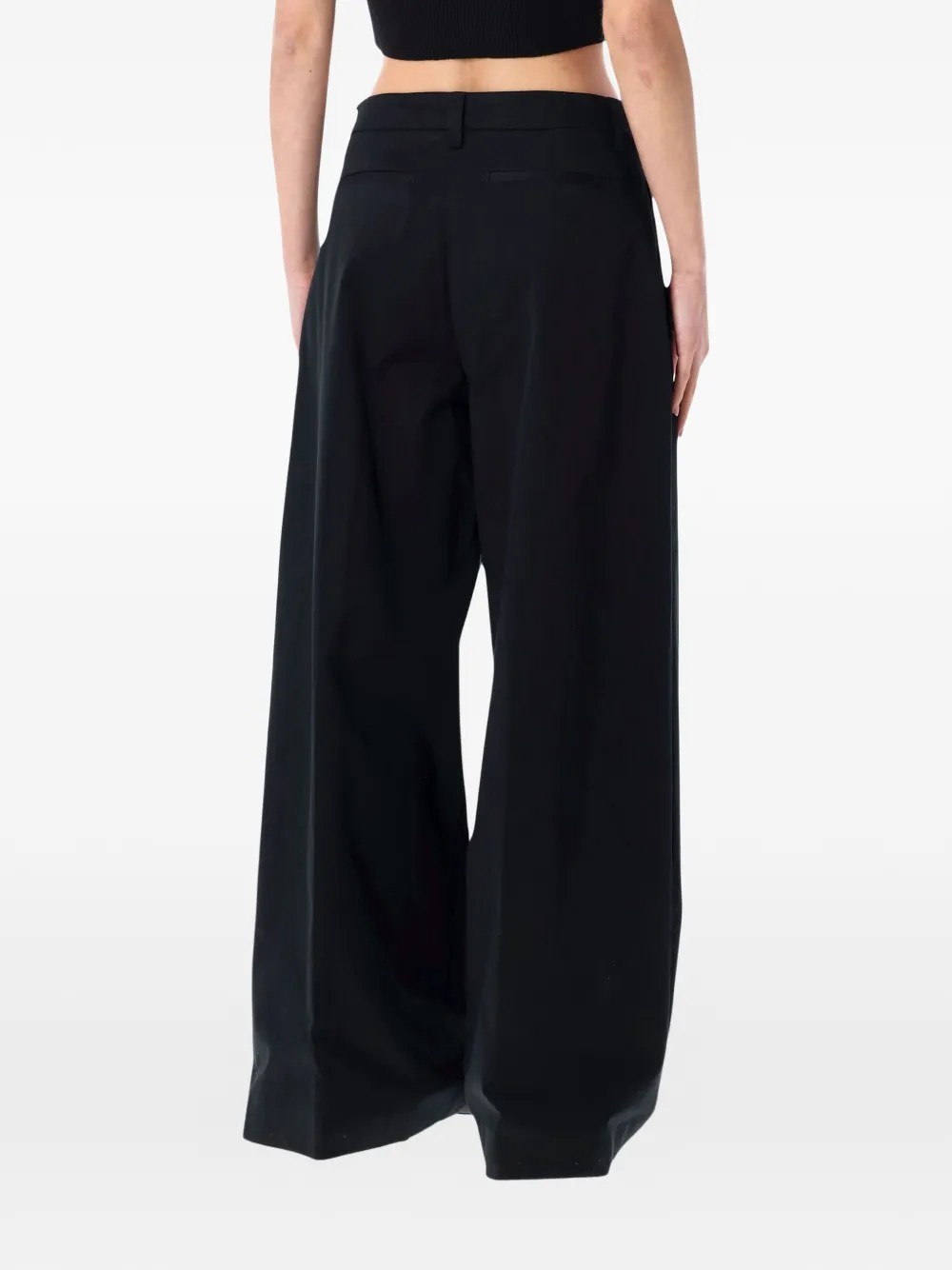  Thelatest Deva Pleated Trousers - Black 