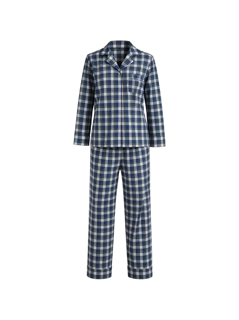 Polo Ralph Lauren checked-pattern pyjama set - Blau