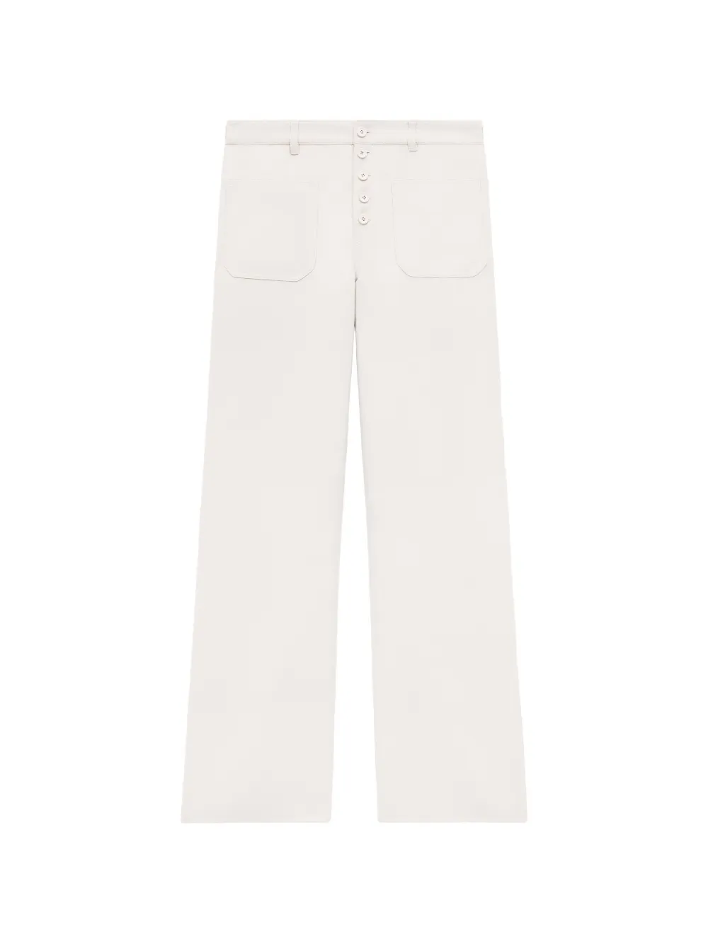 Courrèges patch-pocket trousers - Bianco