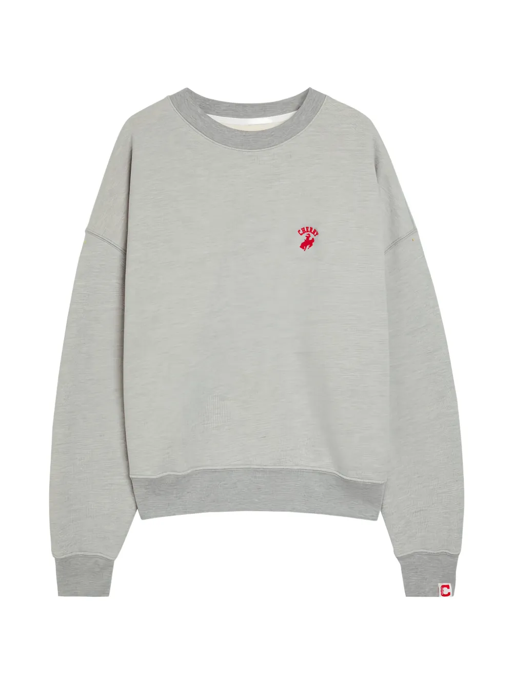 Cherry LA Western Athletic logo-embroidered sweatshirt - Grigio