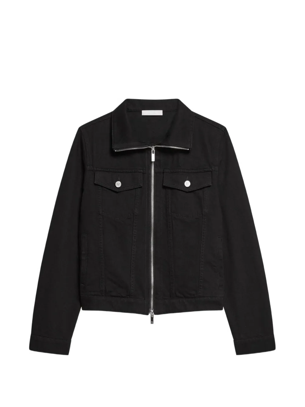 Helmut Lang zip-up pocket denim jacket - Nero