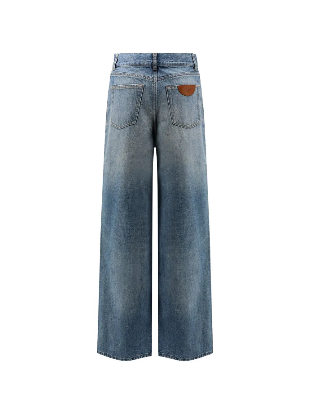 Wide-Leg Straight Trousers