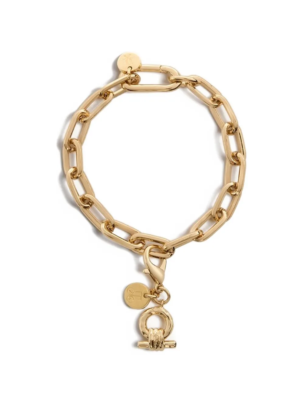 La DoubleJ Shen loop charm bracelete - Oro