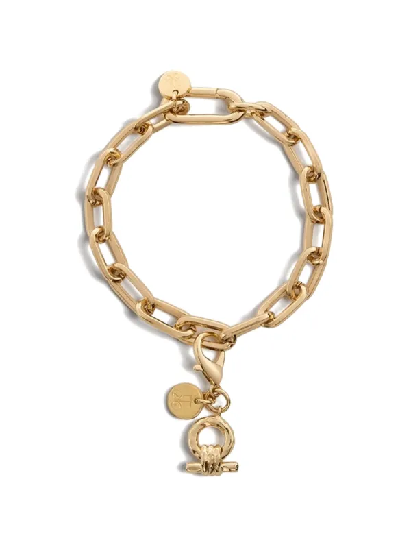 La DoubleJ Shen Loop Charm in Gold