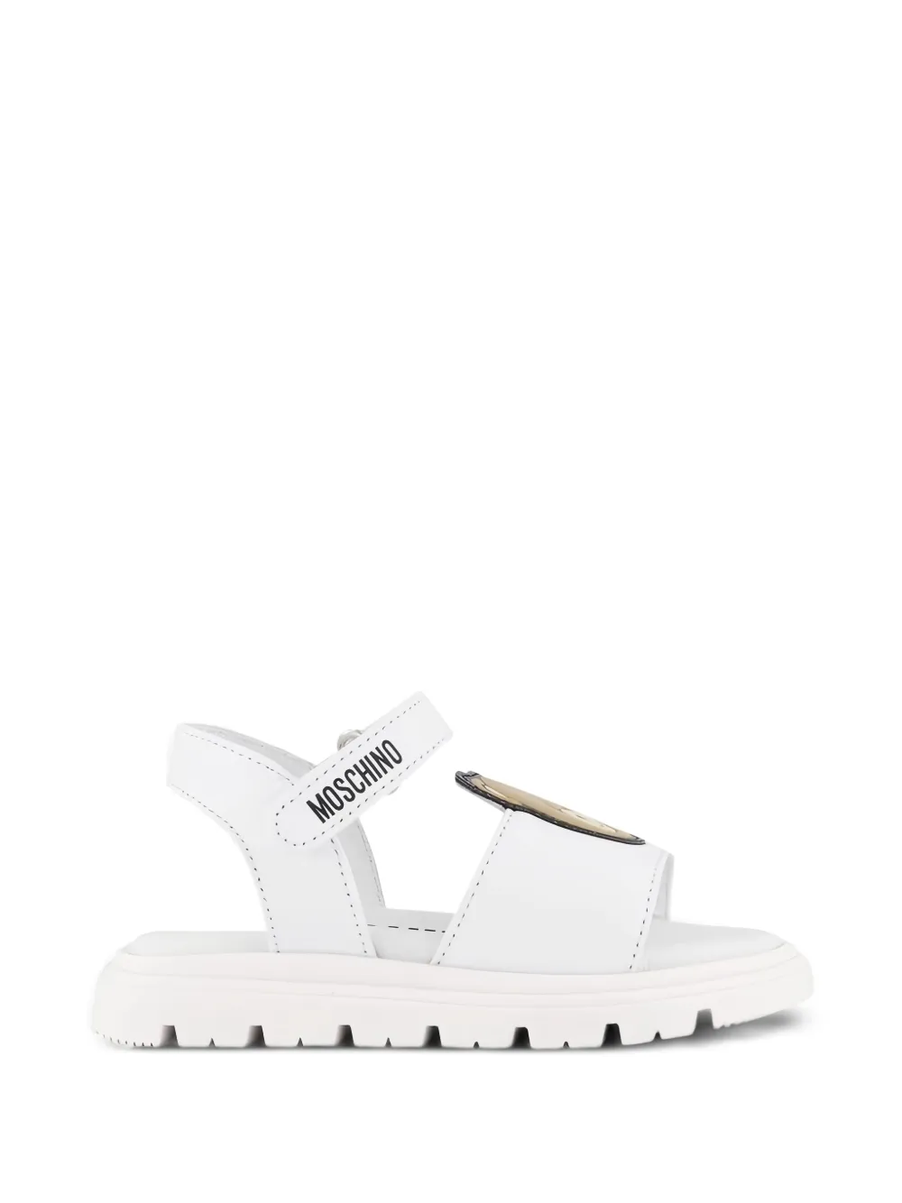 Moschino Kids Teddy Bear sandalen Wit