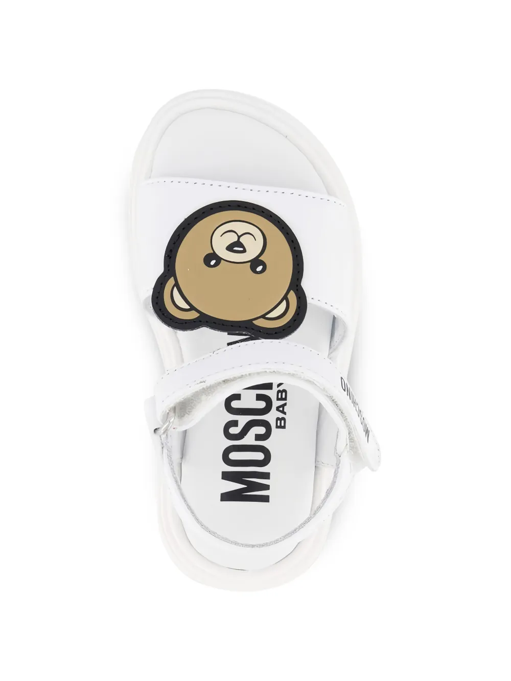 Moschino Kids Teddy Bear sandalen Wit