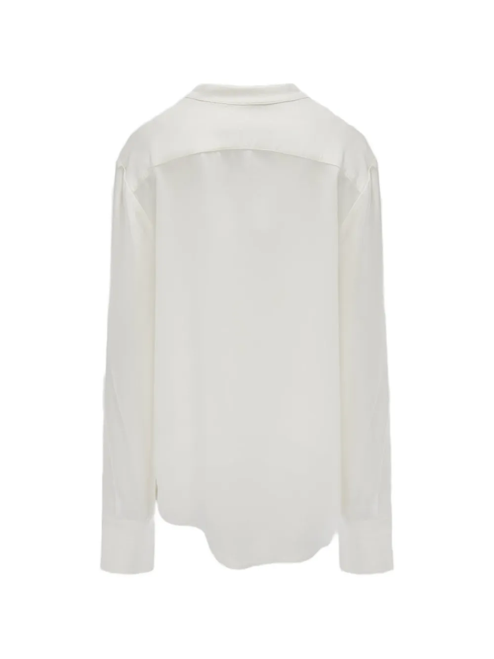 The Mannei blouse met strikdetail Wit