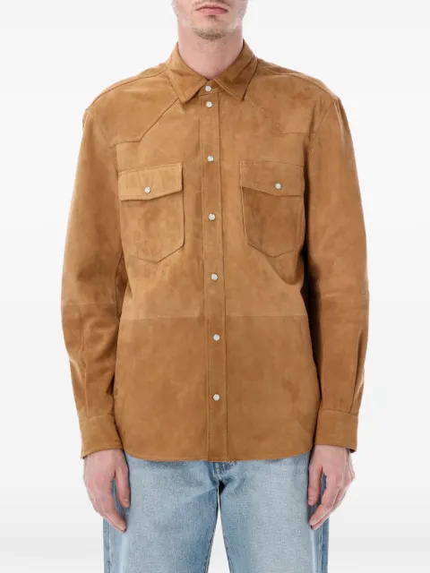 Sword Giacca-camicia in pelle