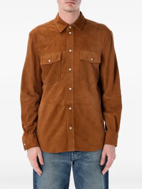Sword buttoned pocket shirt jacket