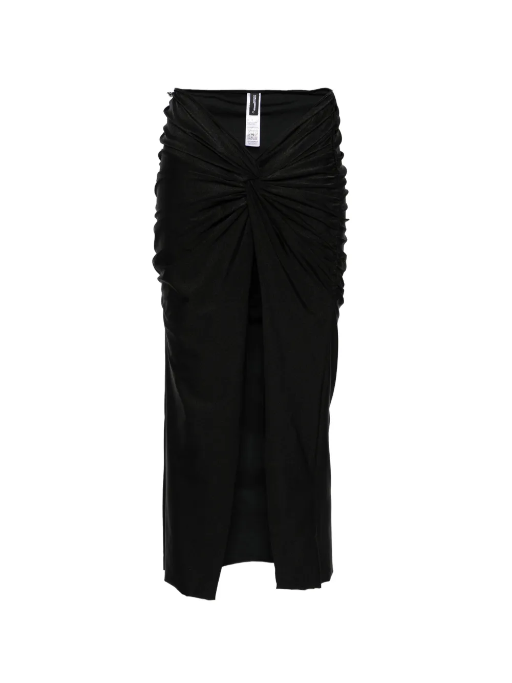 Karl Lagerfeld knotted-detail pareo - Nero