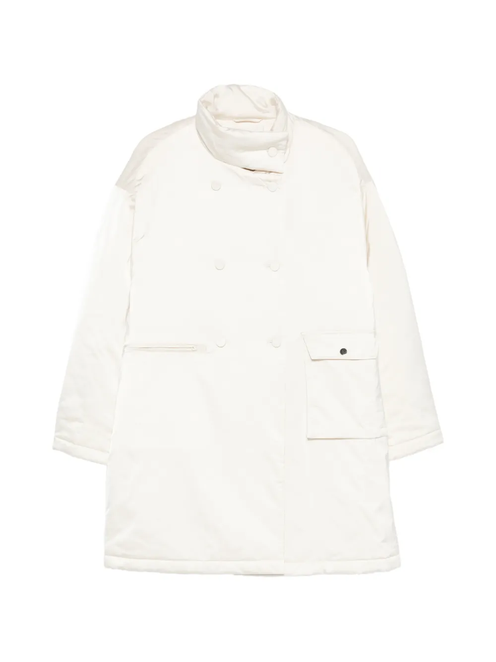 VIKTORIA CHAN Rhea double-breasted coat - Neutrals