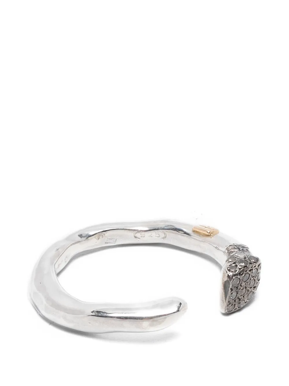 Rosa Maria Penna diamond ring - Argento