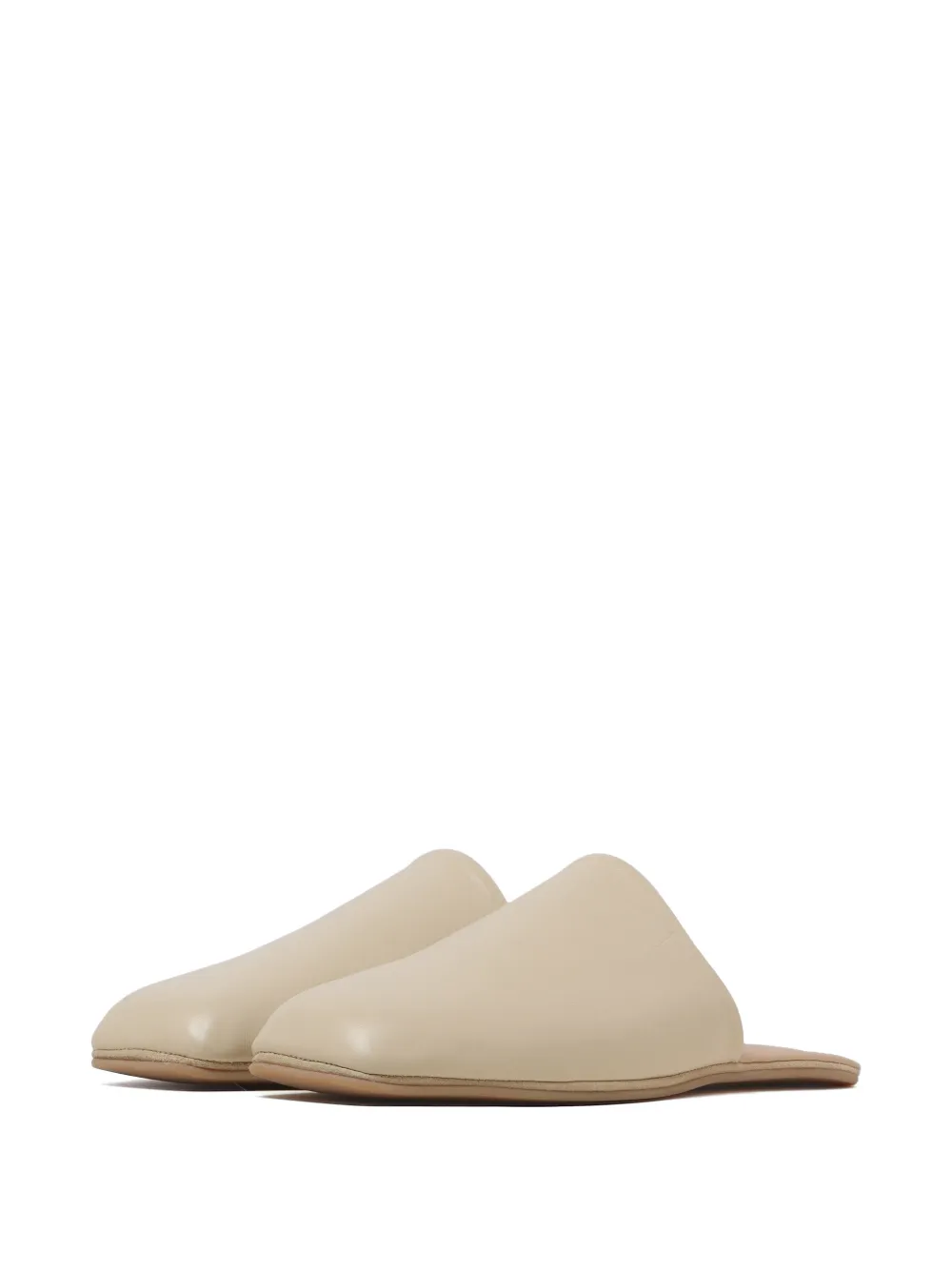  Our Legacy Leather Slippers - Neutrals 