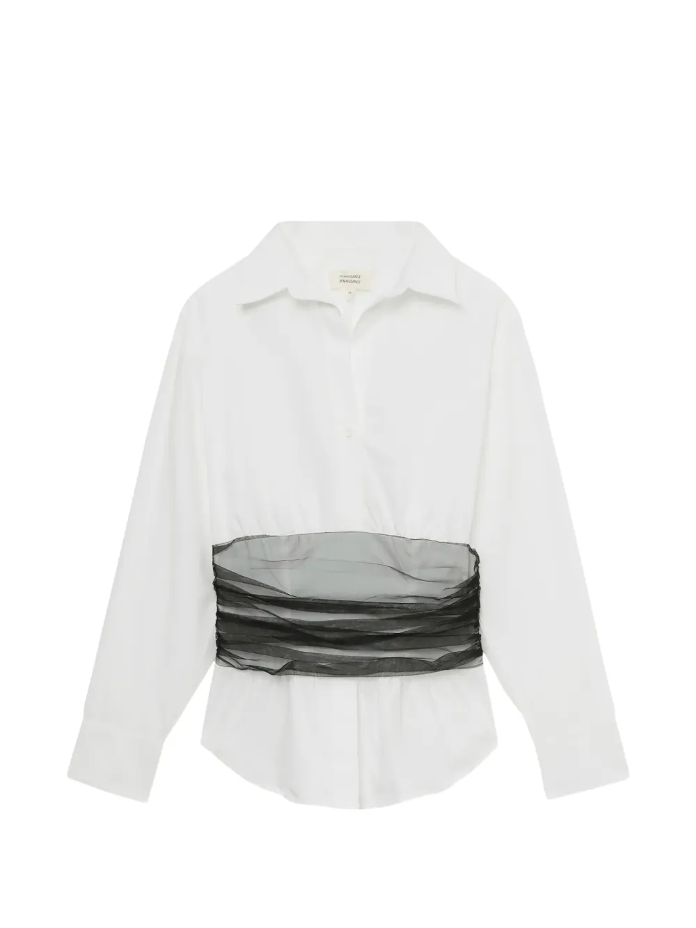 Renaissance Renaissance tulle shirt - Bianco