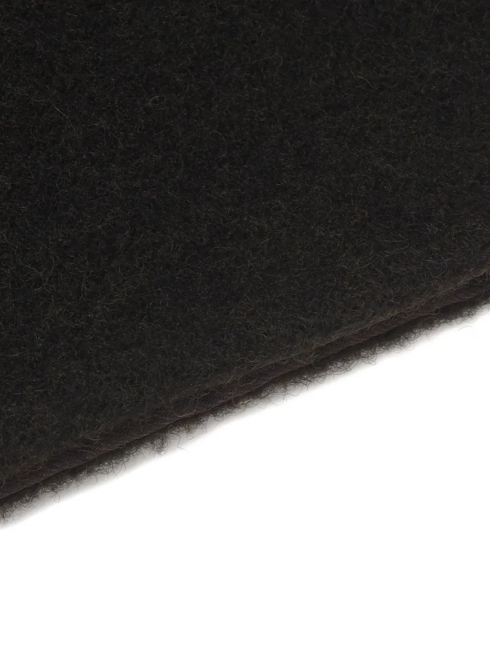 Rier Fleece Trim Scarf - Black 