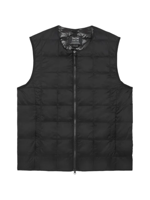 Taion quilted zip-up gilet