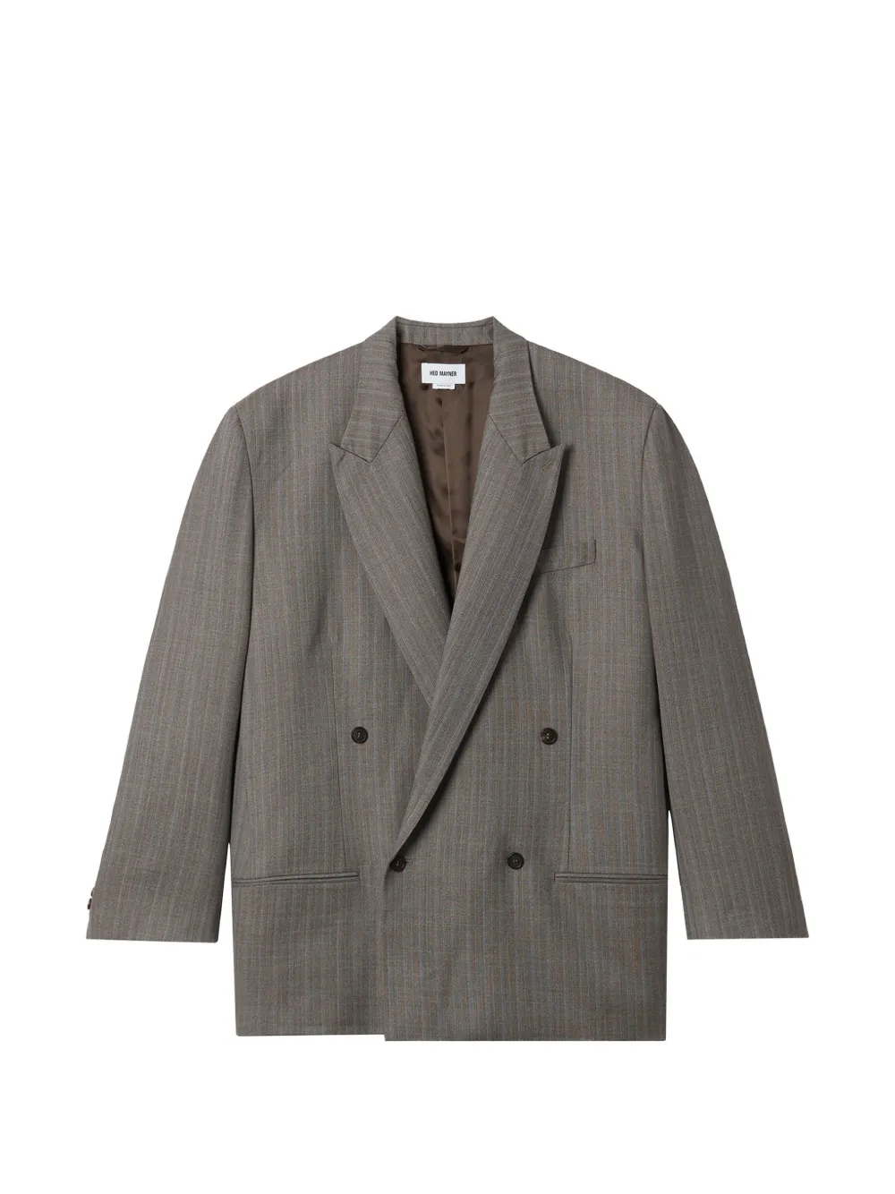Hed Mayner double-breasted pinstripe blazer - Toni neutri