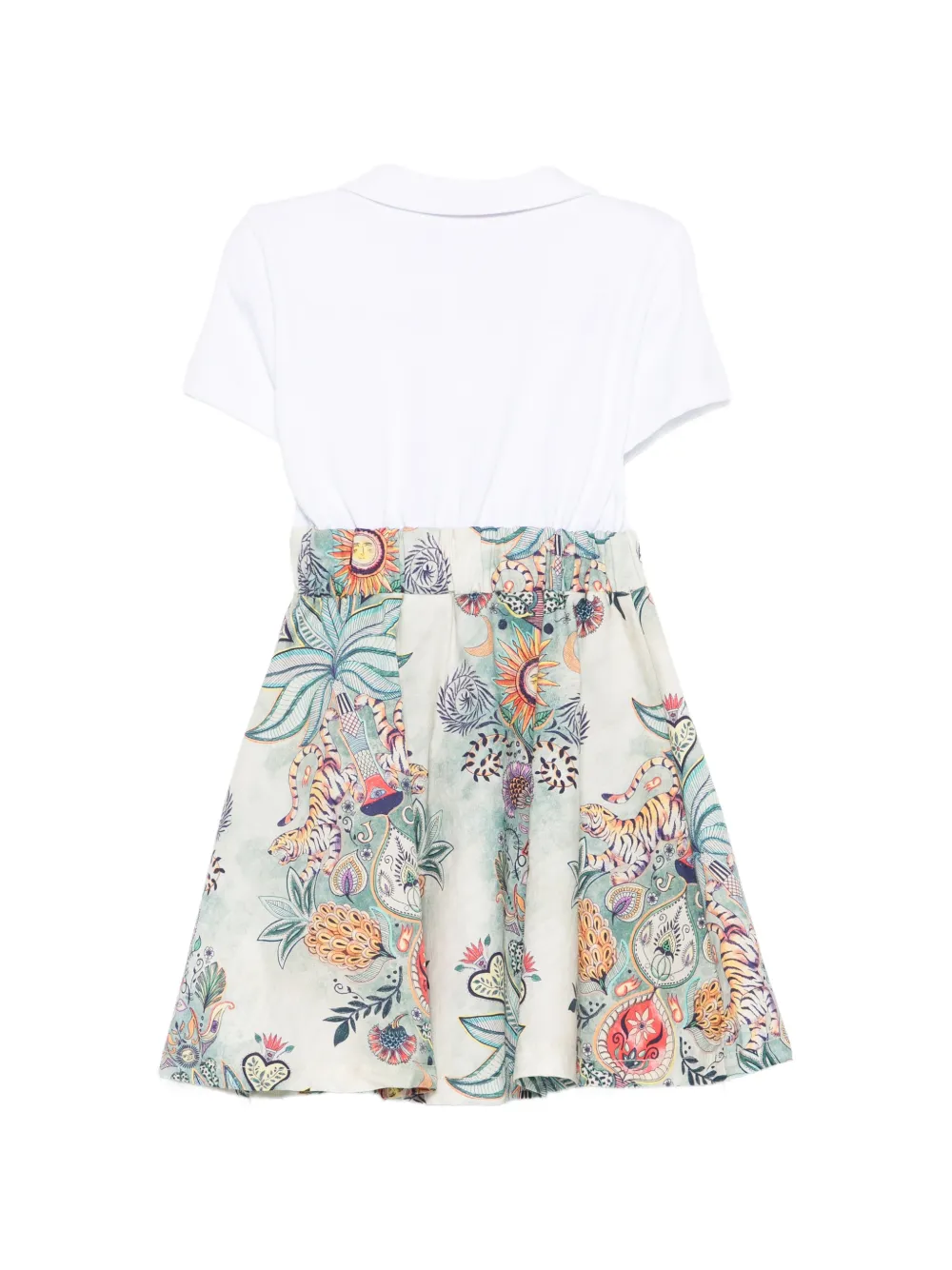 Just Cavalli Kids Jurk met bloemenprint Wit