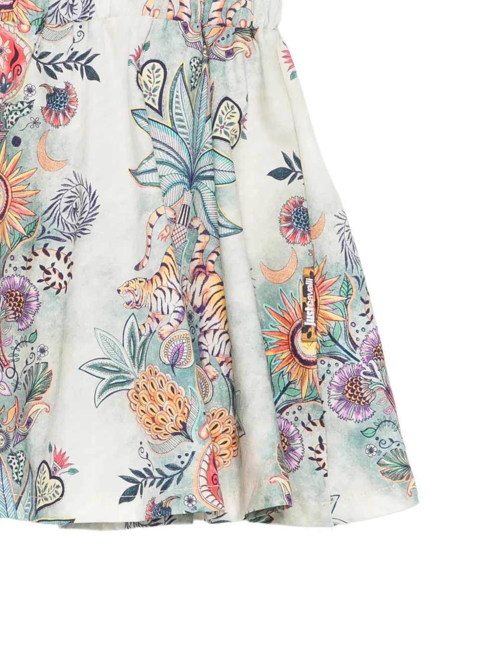 Just Cavalli Kids Jurk met bloemenprint Wit