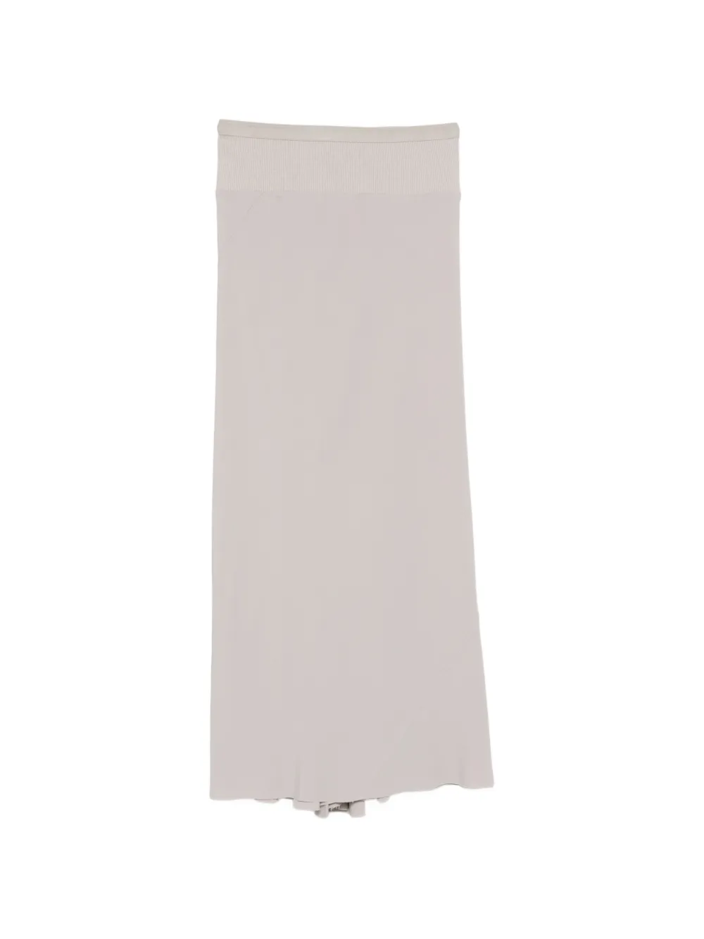 Rick Owens ribbed silk skirt - Toni neutri