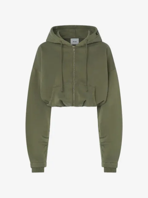 Halfboy hoodie med dragkedja