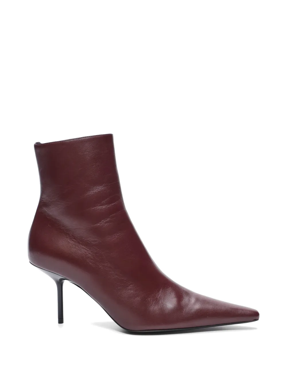 Victoria Beckham Sloan Stiletto Boots In Burgundy