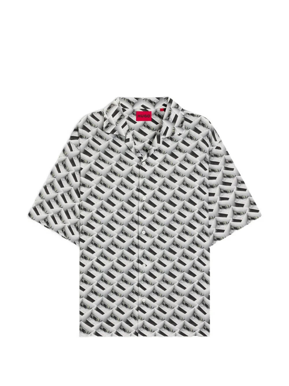 HUGO printed shirt - Bianco