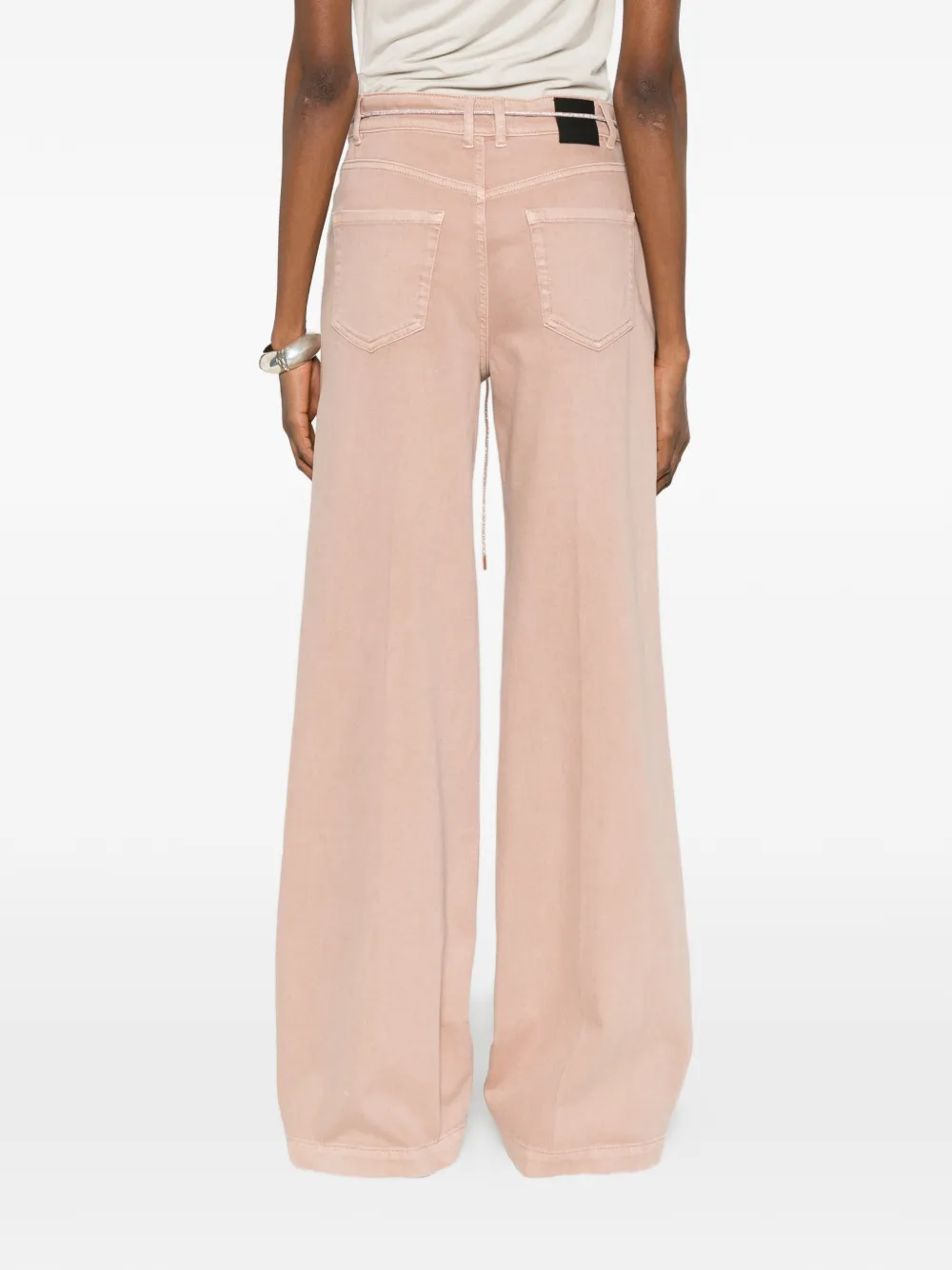 MARCCAIN Warri jeans met stras Beige
