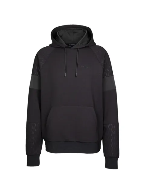 Karl Lagerfeld panelled hoodie