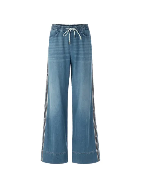 MARCCAIN drawstring wide-leg jeans
