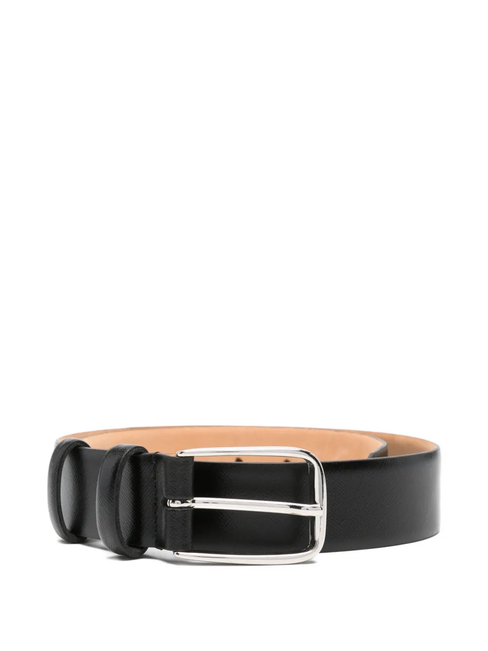 Nackiyé leather belt - Nero