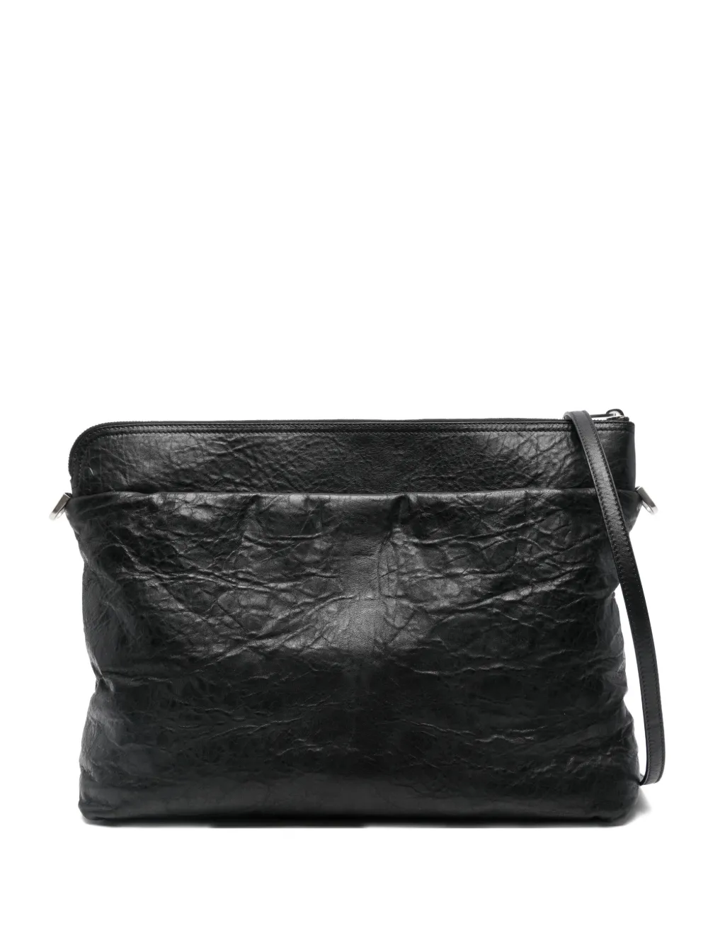 Rick Owens Big Adri zip-closure lambskin tote bag - Nero