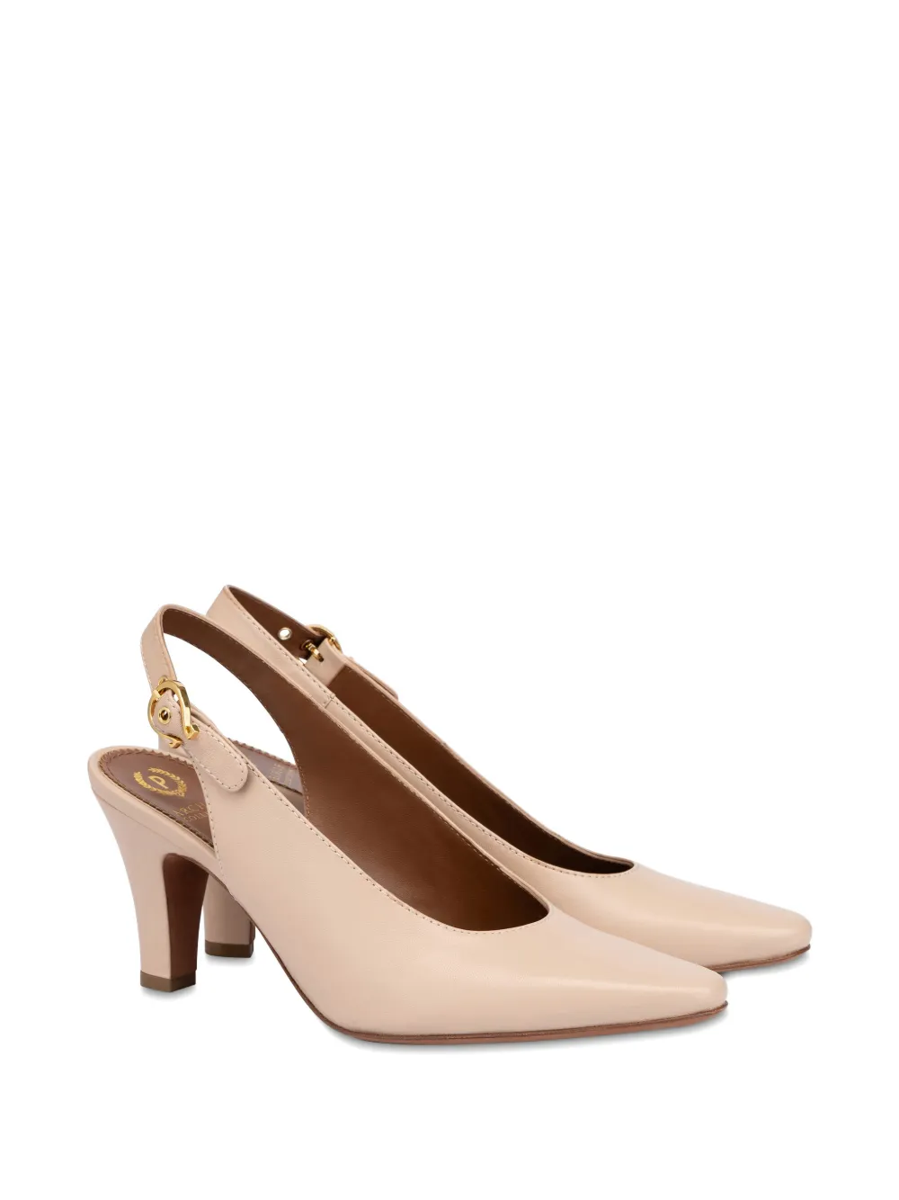 Pollini Muse slingback pumps Beige