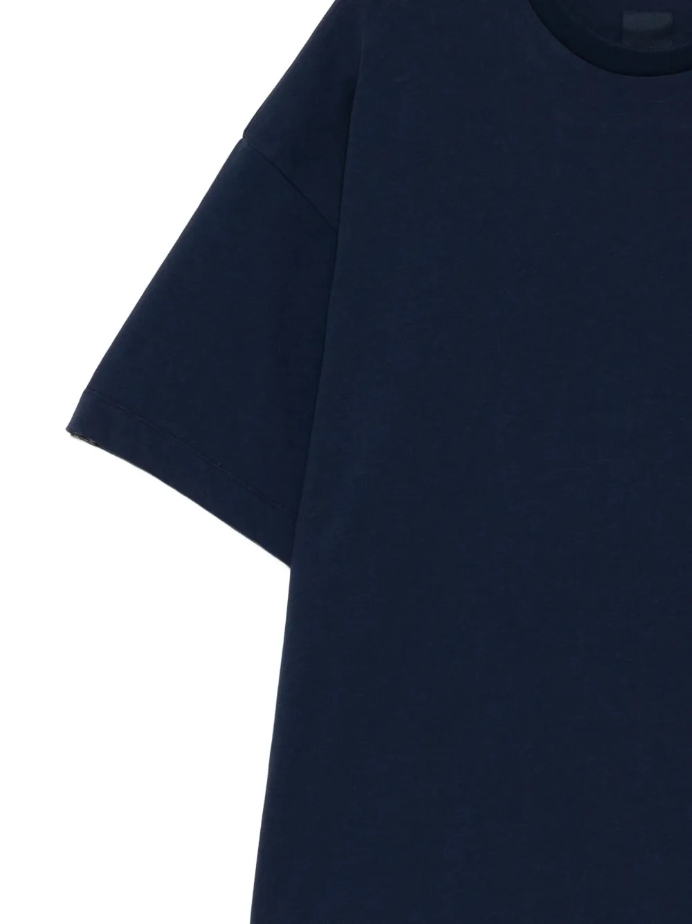 Juun.J T-shirt met geborduurd logo Blauw