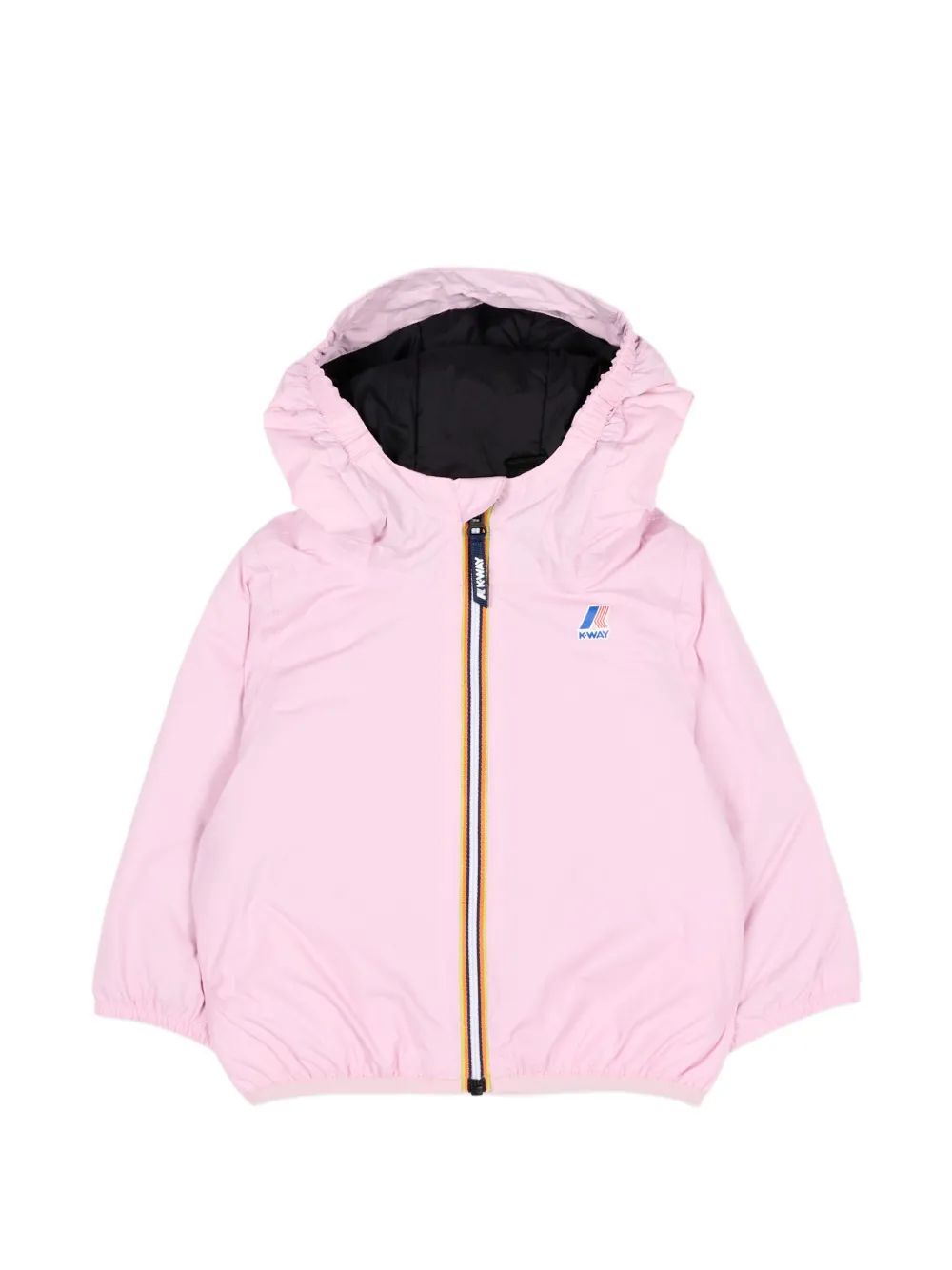 K Way Kids hooded coat - Rosa