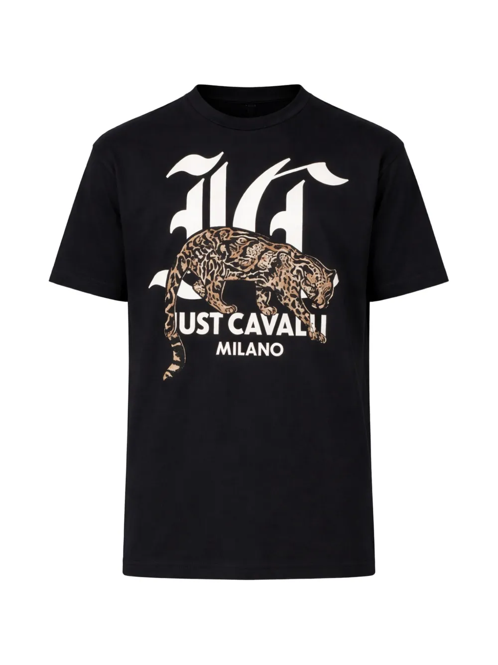 Just Cavalli graphic-print T-shirt - Nero
