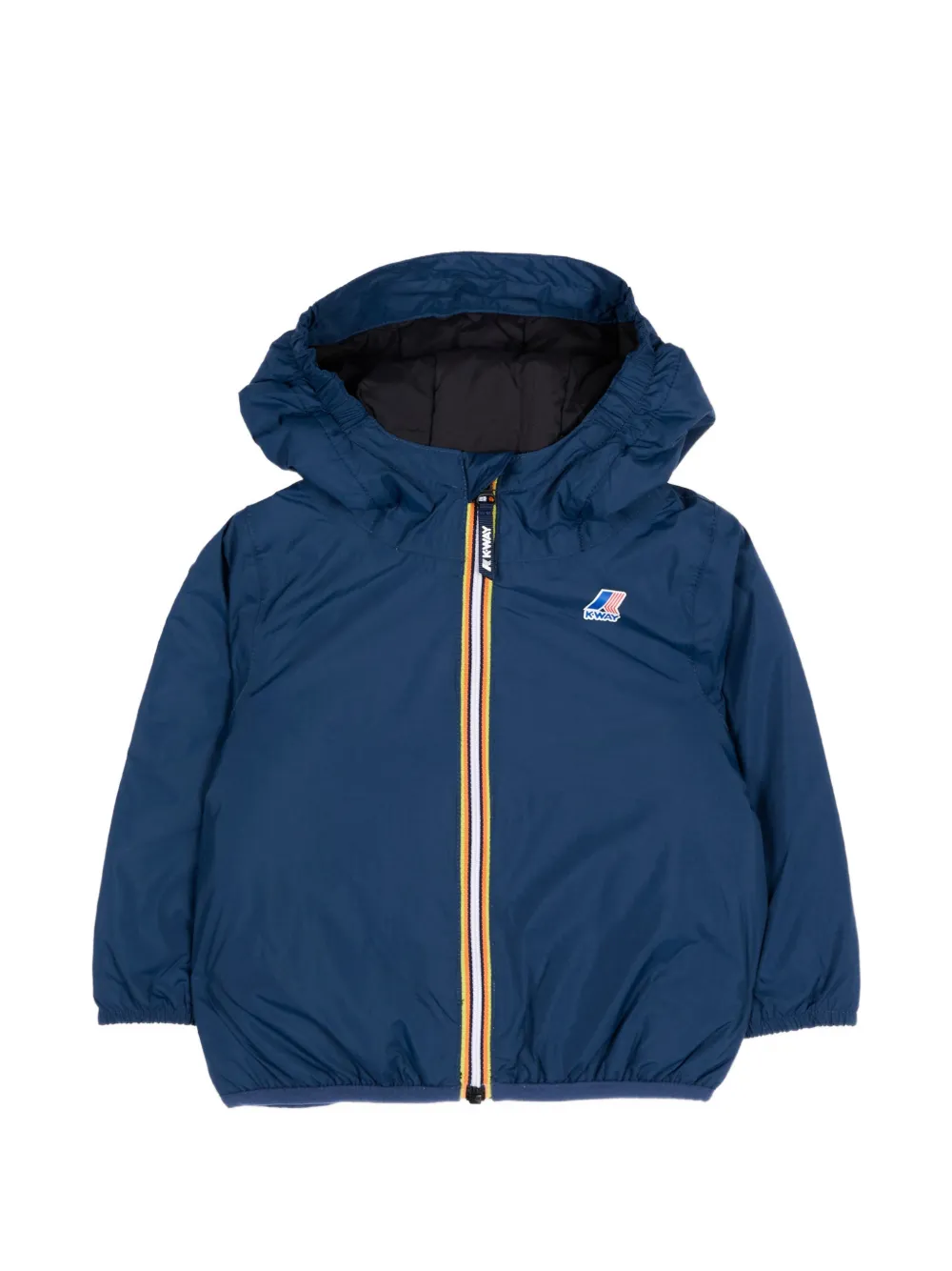 K Way Kids hooded coat - Blau