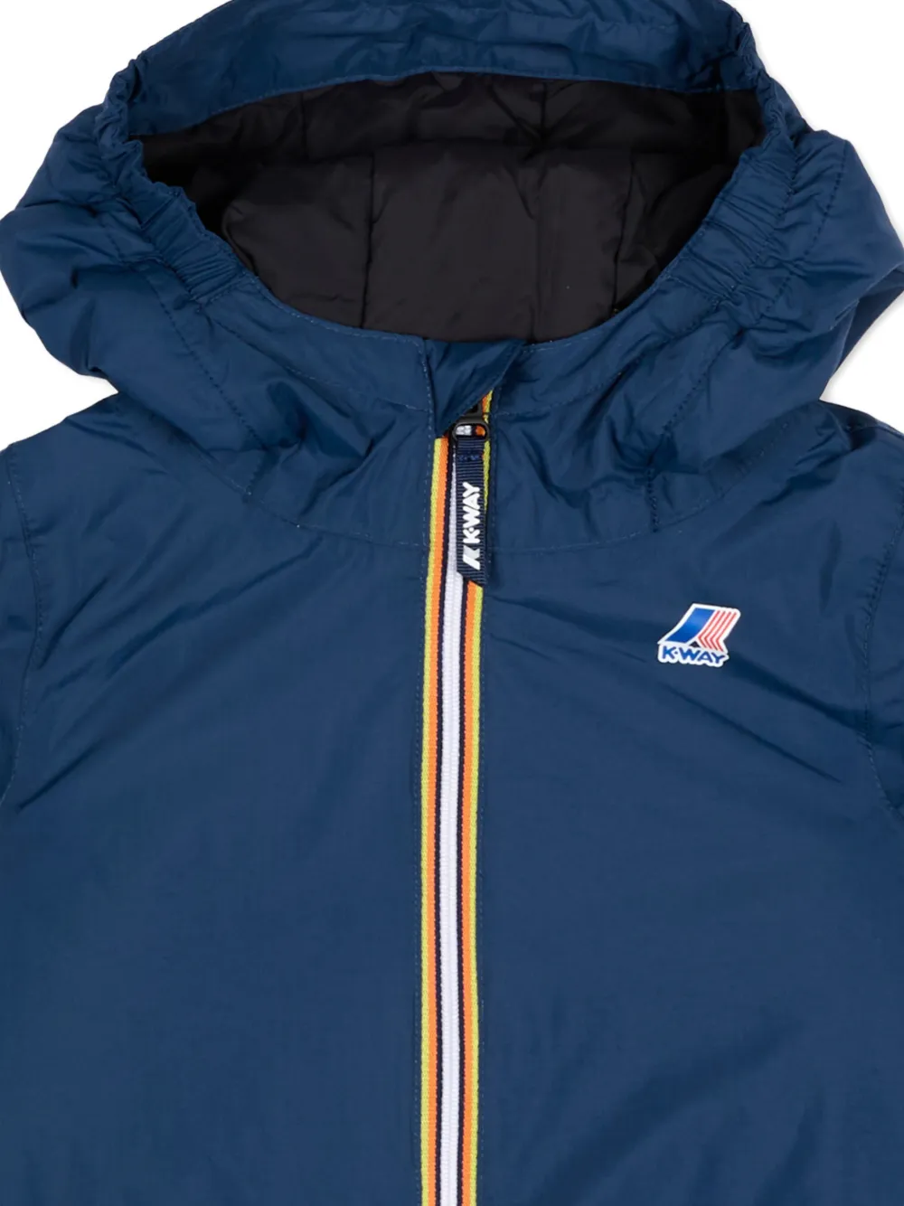 K Way Kids Jas met capuchon Blauw