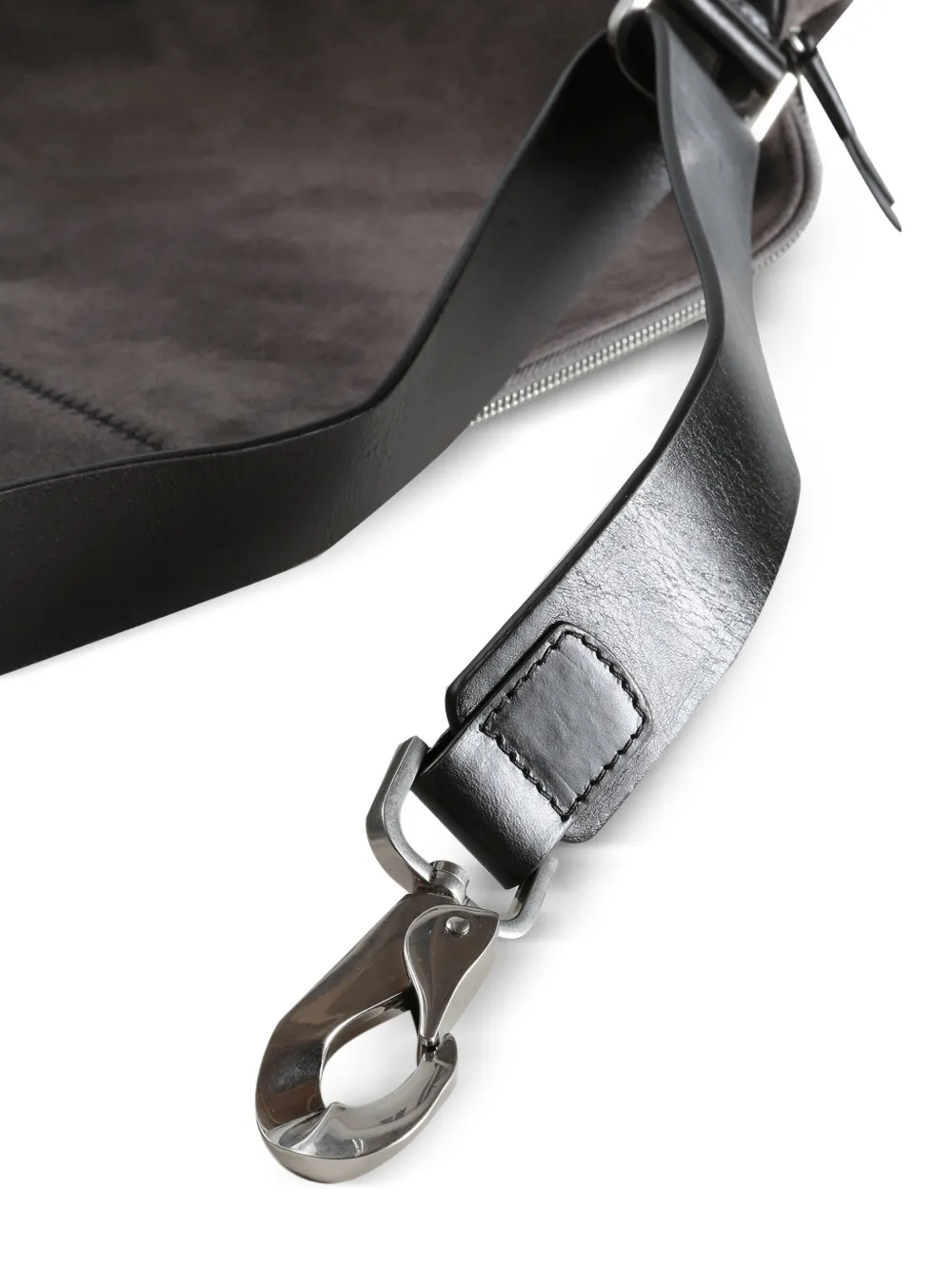 Lemaire Quiver Clip Adjustable-strap Tote Bag - Grey 
