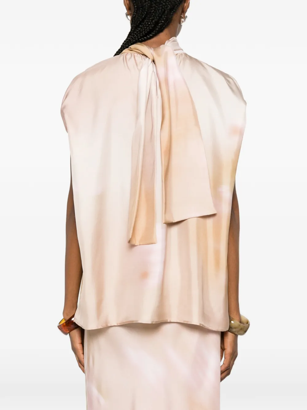 Fabiana Filippi Mouwloze blouse Roze