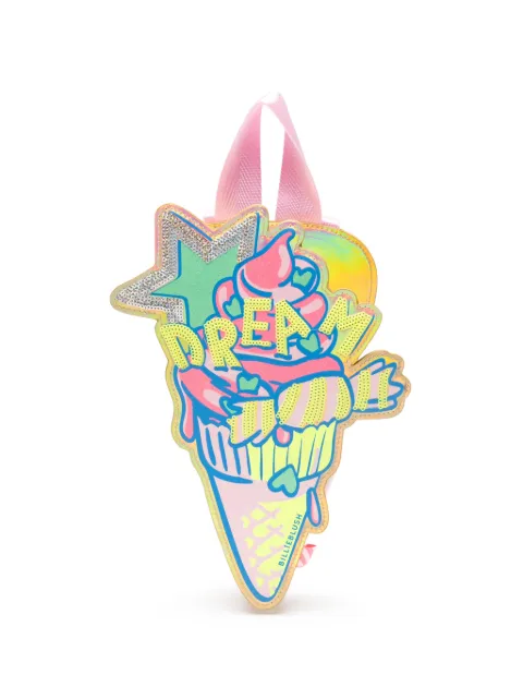 Billieblush appliquéd ice cream backpack