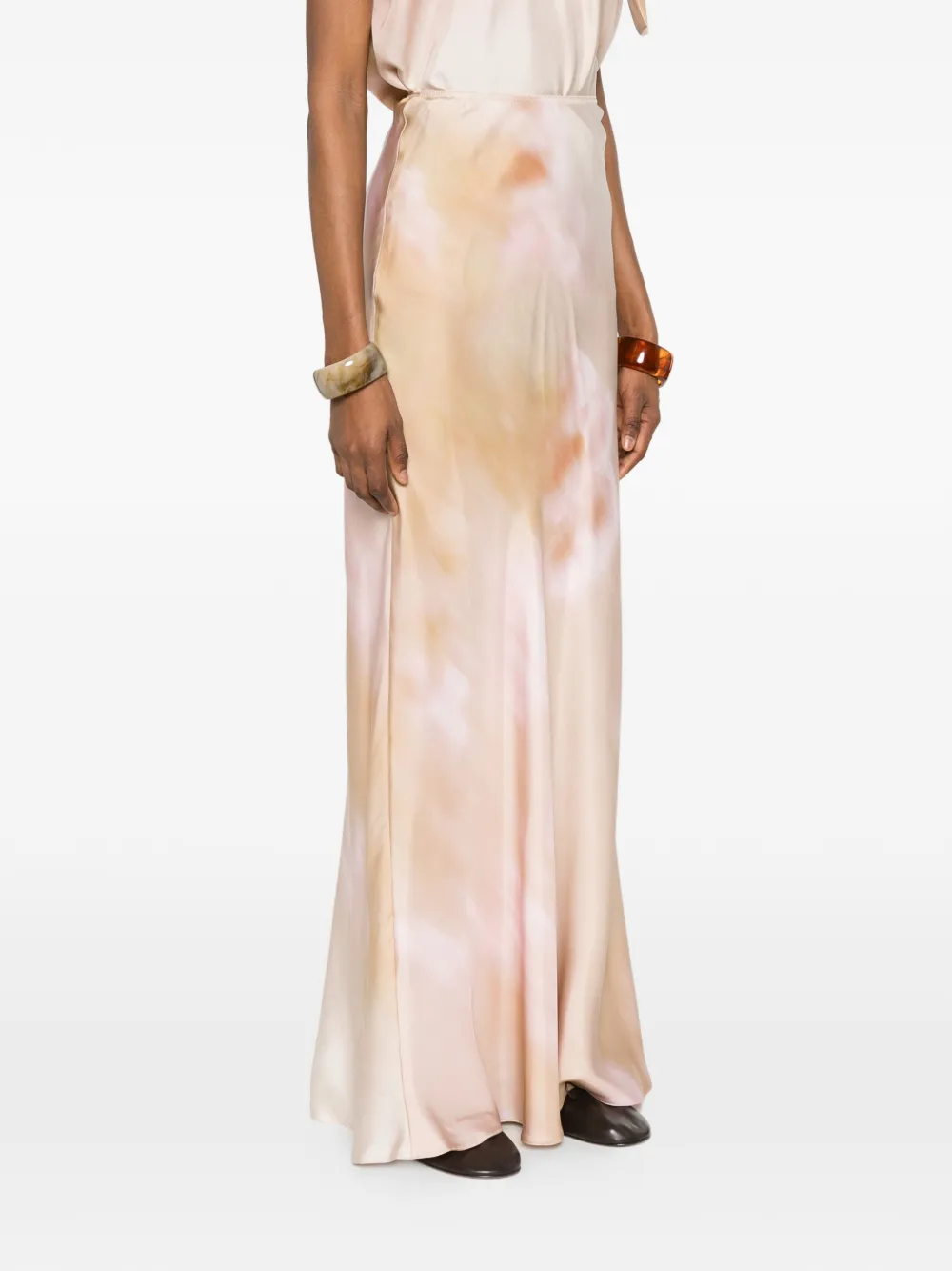 Fabiana Filippi Maxi-rok met print Roze