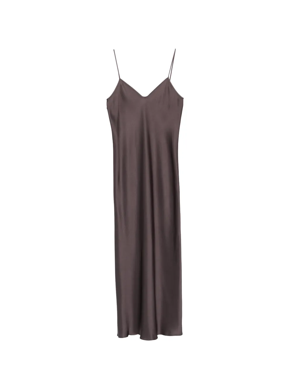 Antonelli V-neck slip maxi dress - Marrone