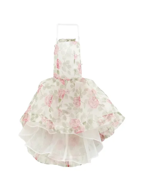 August Barron floral-print ruffled dress
