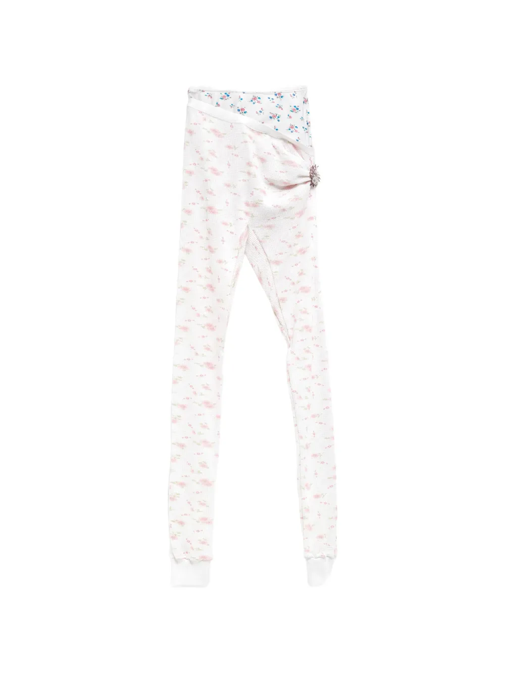 August Barron Leggings mit Blumenprint - Weiß