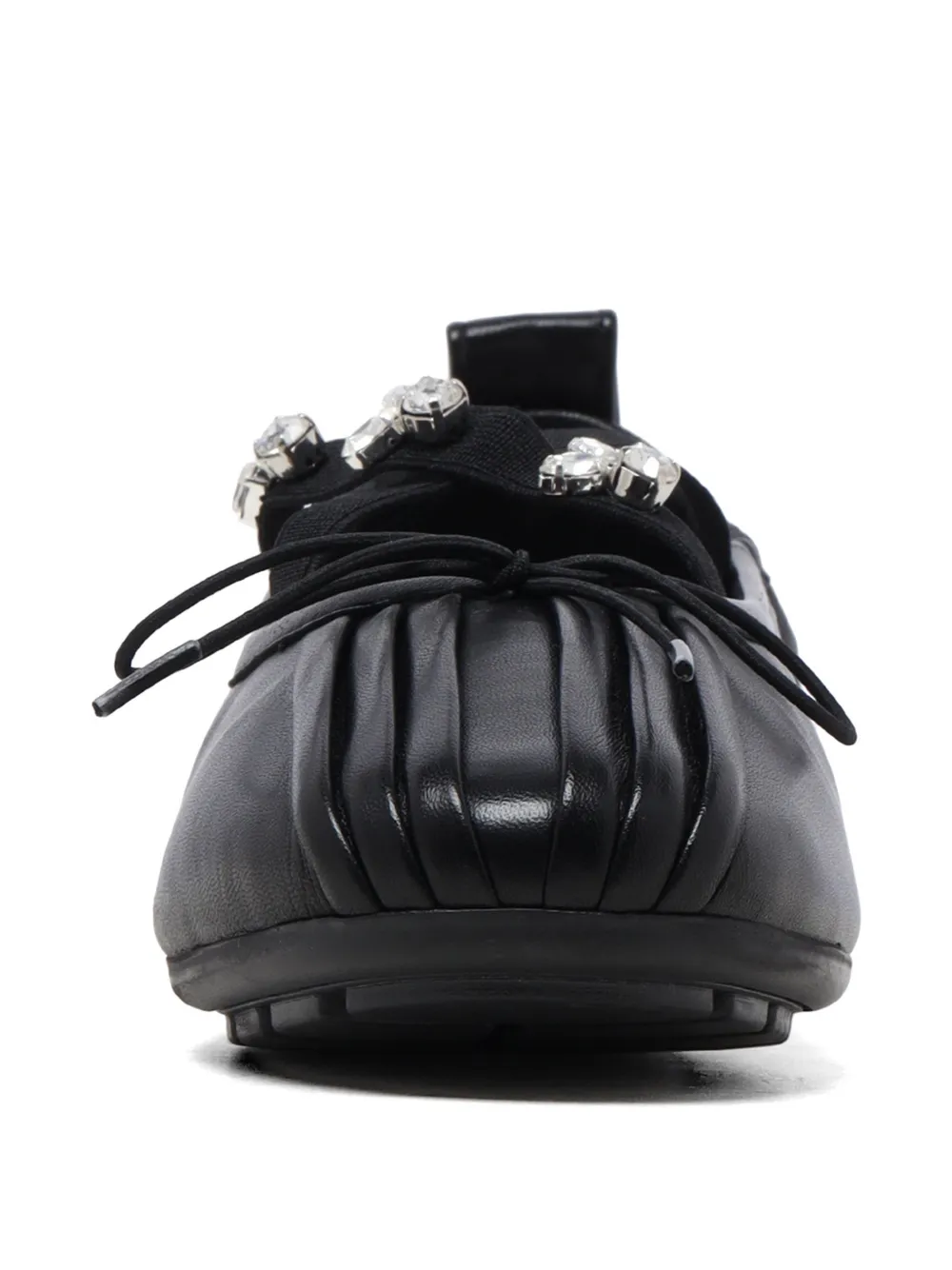 Simone Rocha Verfraaide ballerina's Zwart