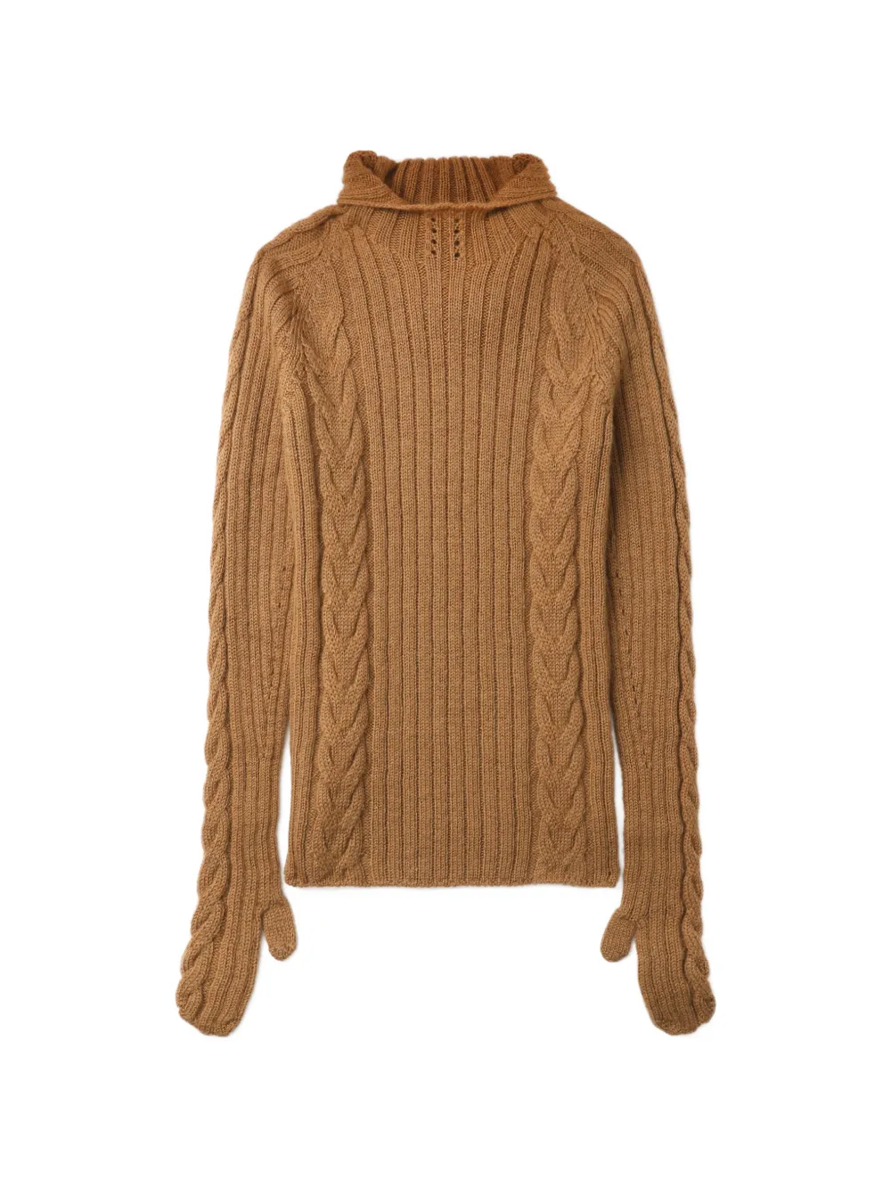 Junya Watanabe cable-knit sweater - Toni neutri