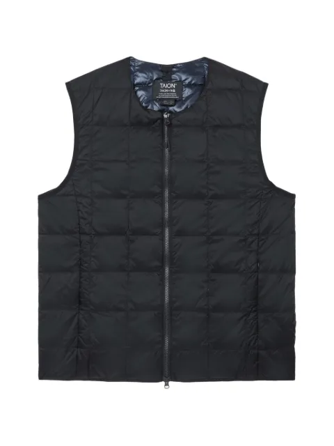 Taion quilted zip-up gilet