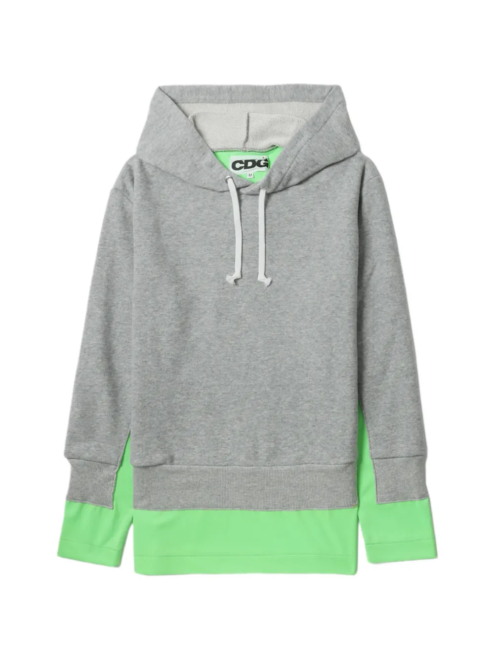 Cdg 拼色连帽衫 In Gray