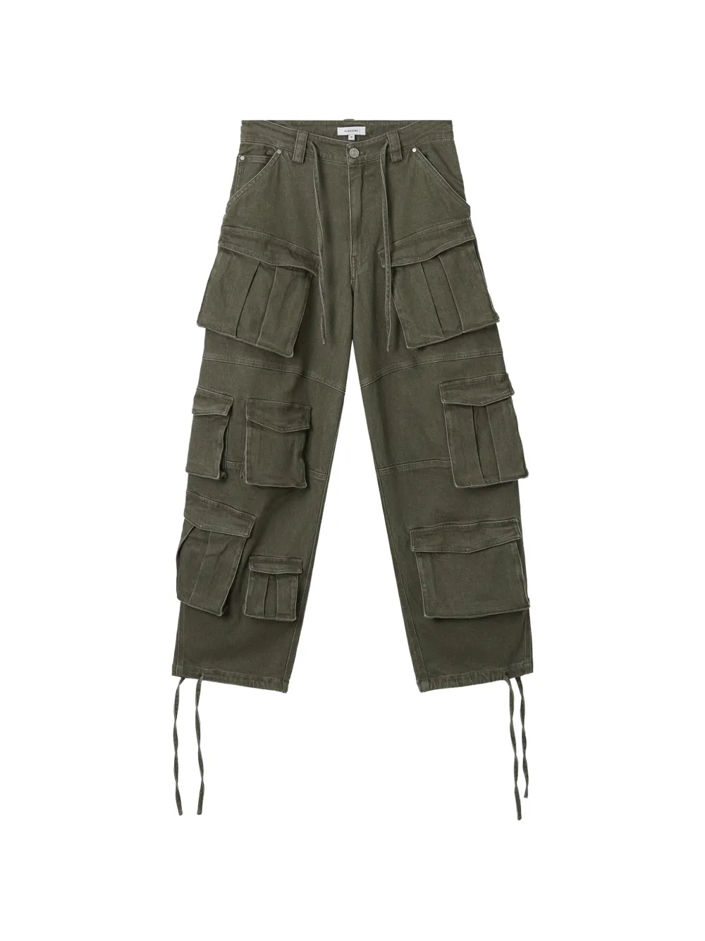 Markgong Multi-pocket Cargo Pants In Green